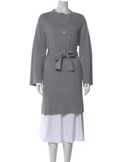Pre-owned Marissa Webb Mock Neck Sweater In Gray