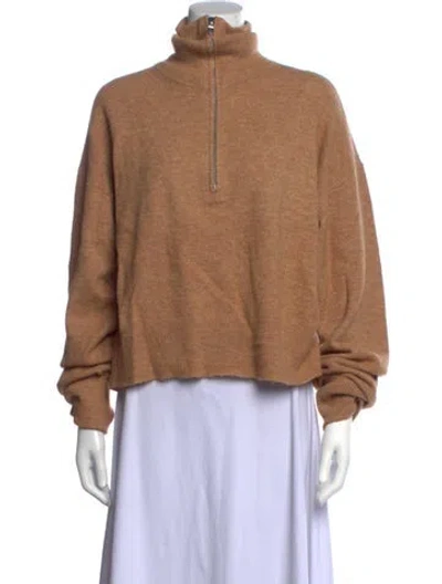Pre-owned Marissa Webb Mock Neck Sweater In Neutrals