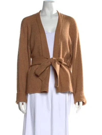 Pre-owned Marissa Webb Open Front Sweater In Neutral