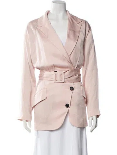 Pre-owned Marissa Webb Plunge Neckline Mini Dress In Pink