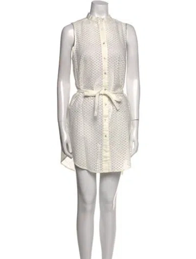 Pre-owned Marissa Webb Printed Mini Dress W/ Tags In White