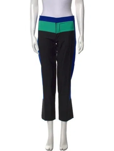 Pre-owned Marissa Webb Printed Straight Leg Pants In Multi