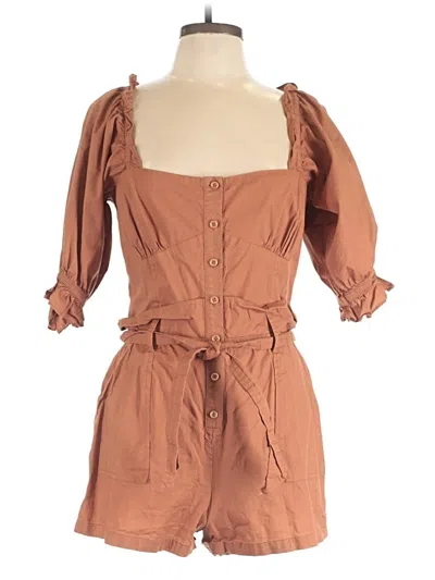 Pre-owned Marissa Webb Romper In Brown