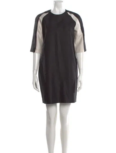 Pre-owned Marissa Webb Silk Mini Dress In Black