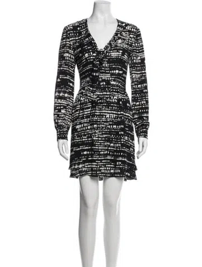 Pre-owned Marissa Webb Silk Mini Dress In Blue