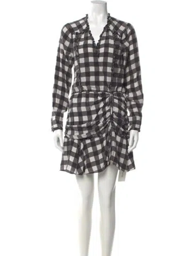 Pre-owned Marissa Webb Silk Mini Dress In Gray