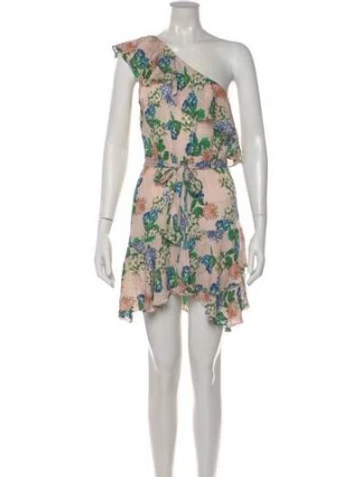 Pre-owned Marissa Webb Silk Mini Dress In Multi