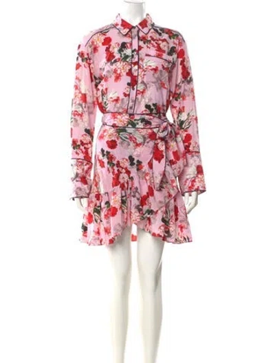 Pre-owned Marissa Webb Silk Mini Dress In Pink