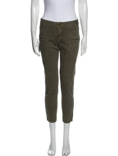 Pre-owned Marissa Webb Skinny Leg Pants In Green