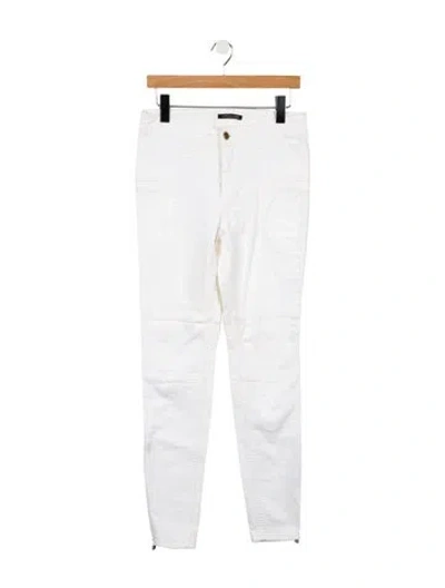 Pre-owned Marissa Webb Skinny Leg Pants In White