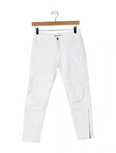 Pre-owned Marissa Webb Skinny Leg Pants In White