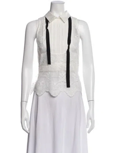 Pre-owned Marissa Webb Sleeveless Blouse In Neutral