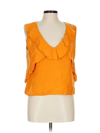 Pre-owned Marissa Webb Sleeveless Blouse In Orange
