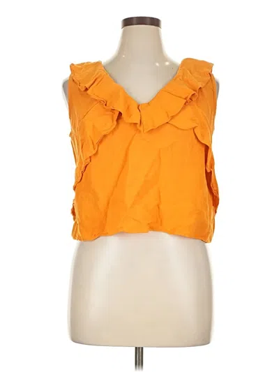 Pre-owned Marissa Webb Sleeveless Blouse In Orange