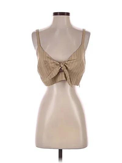 Pre-owned Marissa Webb Sleeveless Blouse In Tan