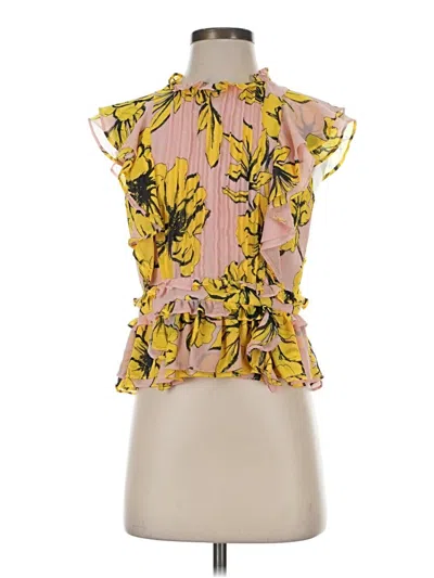 Pre-owned Marissa Webb Sleeveless Blouse In Yellow