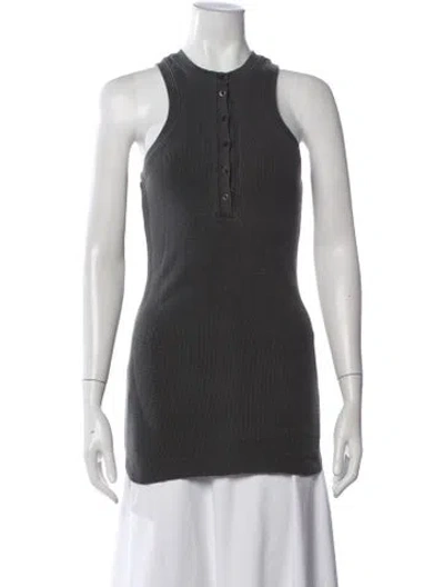 Pre-owned Marissa Webb Sleeveless Polo In Grey
