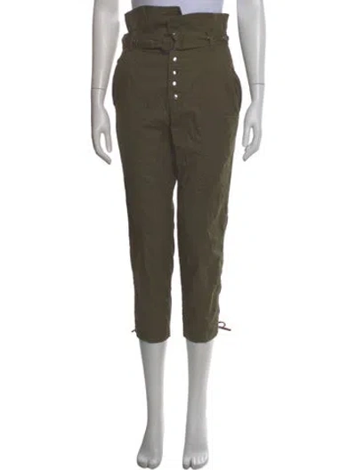 Pre-owned Marissa Webb Straight Leg Pants In Green