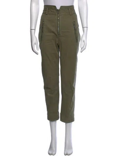 Pre-owned Marissa Webb Straight Leg Pants In Green