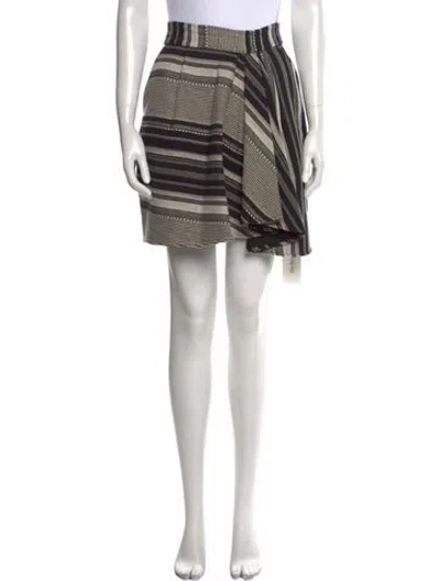 Pre-owned Marissa Webb Striped Mini Skirt