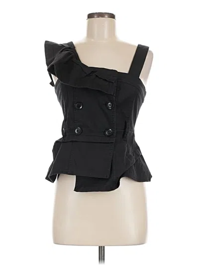 Pre-owned Marissa Webb Tank Top Black Strapless Neckline Tops
