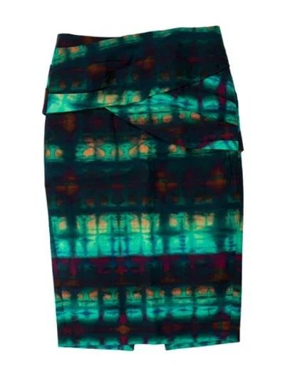 Pre-owned Marissa Webb Tie-dye Print Knee-length Skirt W/ Tags In Multi