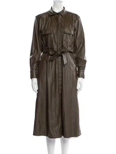 Pre-owned Marissa Webb Trench Coat In Brown