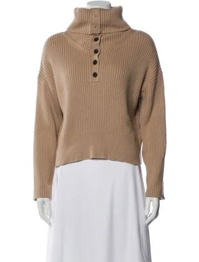 Pre-owned Marissa Webb Turtleneck Sweater In Brown