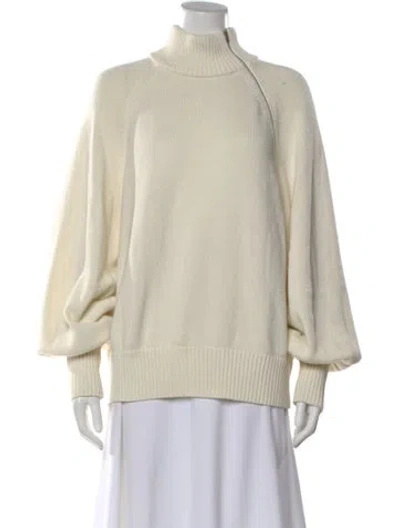 Pre-owned Marissa Webb Turtleneck Sweater In Neutral