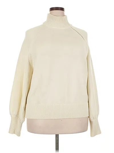 Pre-owned Marissa Webb Turtleneck Sweater In White