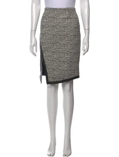 Pre-owned Marissa Webb Tweed Pattern Knee-length Skirt In Neutrals