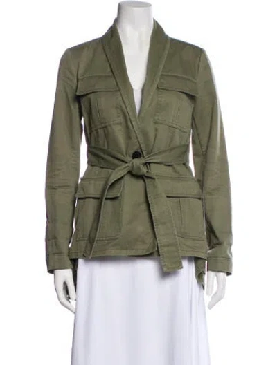 Pre-owned Marissa Webb Utility Jacket In Green