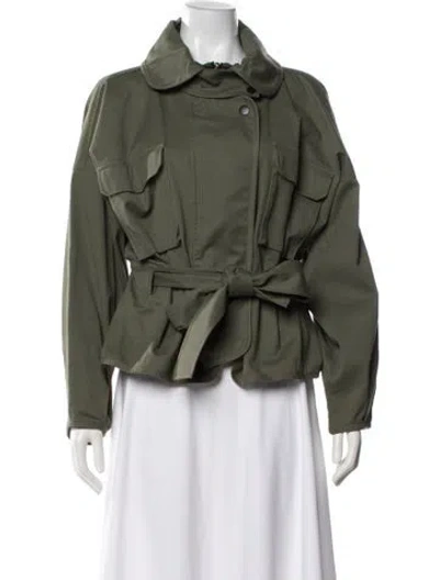 Pre-owned Marissa Webb Utility Jacket In Green