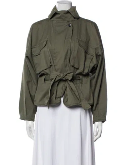 Pre-owned Marissa Webb Utility Jacket In Green