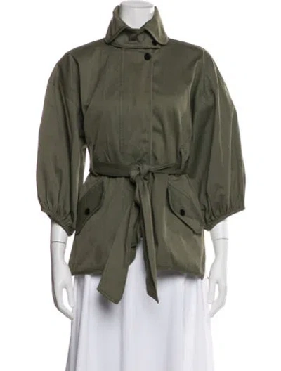 Pre-owned Marissa Webb Utility Jacket In Green