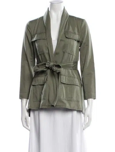 Pre-owned Marissa Webb Utility Jacket In Green