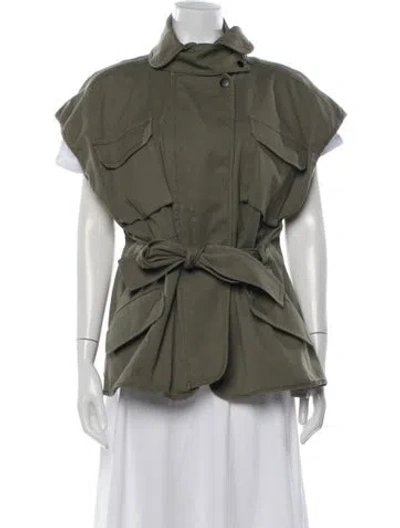 Pre-owned Marissa Webb Utility Jacket In Green