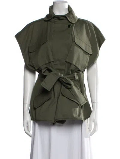Pre-owned Marissa Webb Utility Jacket In Green