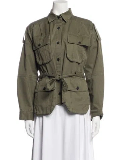 Pre-owned Marissa Webb Utility Jacket In Green