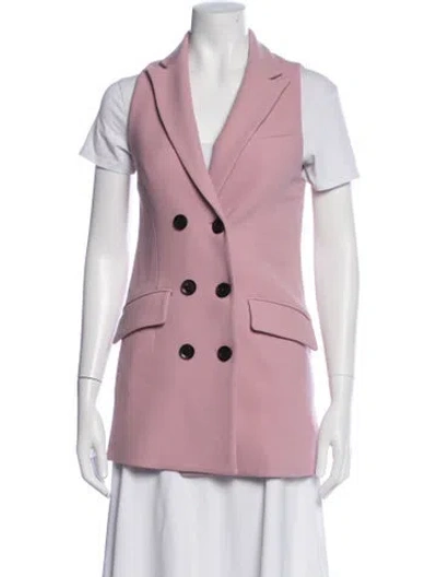 Pre-owned Marissa Webb Virgin Wool Vest In Purple