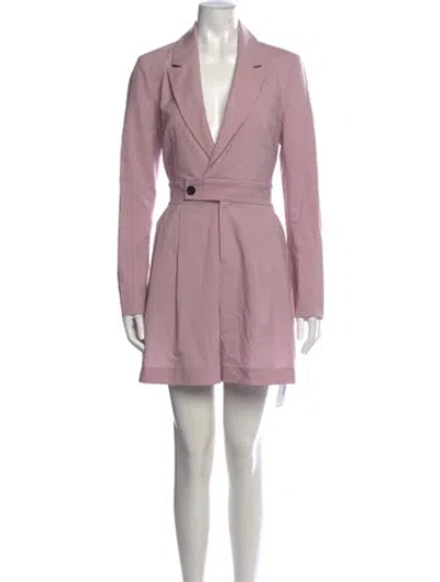 Pre-owned Marissa Webb V-neck Jumpsuit In Purple