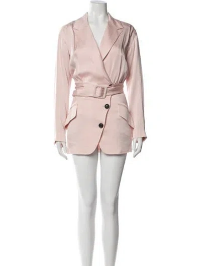 Pre-owned Marissa Webb V-neck Mini Dress W/ Tags In Pink