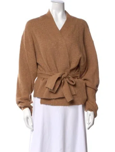 Pre-owned Marissa Webb V-neck Sweater W/ Tags In Brown