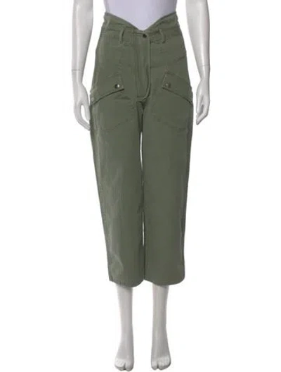 Pre-owned Marissa Webb Wide Leg Pants In Green