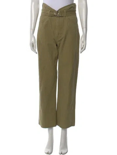 Pre-owned Marissa Webb Wide Leg Pants In Green