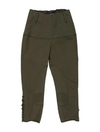 Pre-owned Marissa Webb Wide Leg Pants In Green