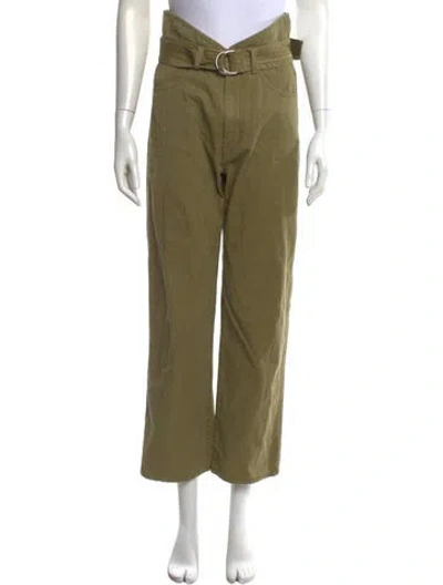 Pre-owned Marissa Webb Wide Leg Pants In Green