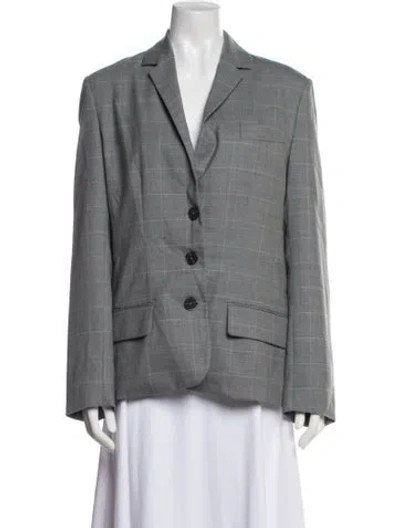 Pre-owned Marissa Webb Wool Blazer W/ Tags In Gray