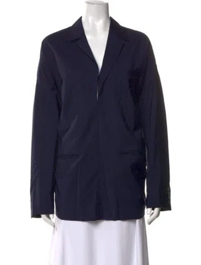 Pre-owned Marissa Webb Wool Long Sleeve Top In Blue