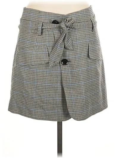 Pre-owned Marissa Webb Wool Skirt In Gray